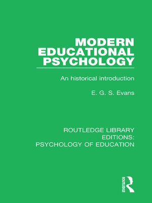cover image of Modern Educational Psychology